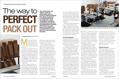 Modern Material Handling's article, The way to Perfect Pack Out