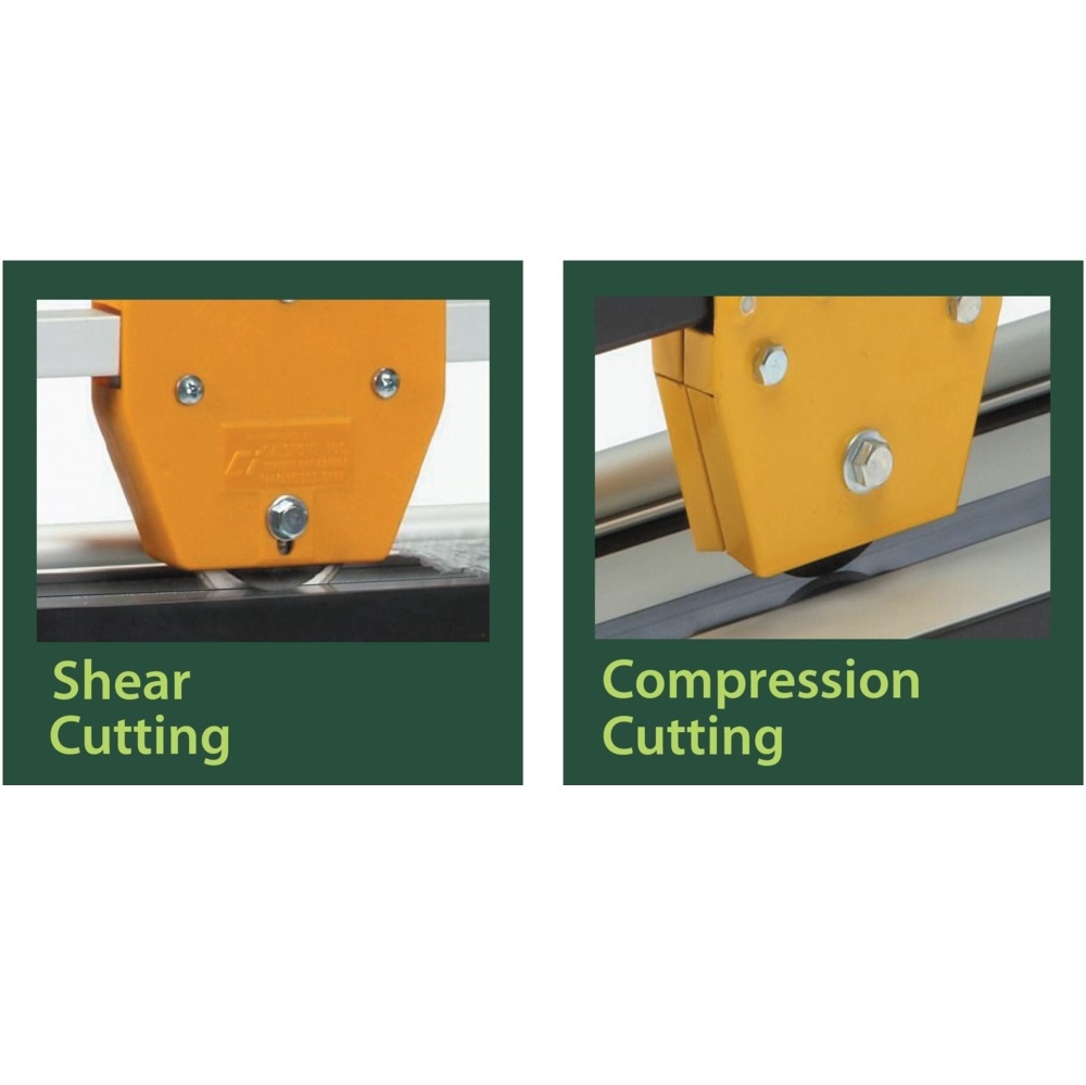 Shear versus Compression Cutting Systems