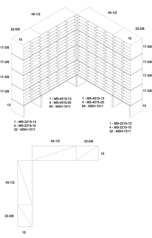 Mailroom Configuration High Density Layout Dehnco
