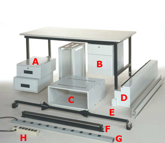 Bench Modules - Drawers And Electrical