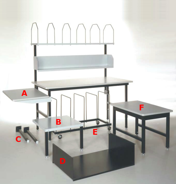 Worktable Modules - Lower Storage Shelves