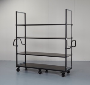 4 Tier Pick Cart with Plexi-Glass