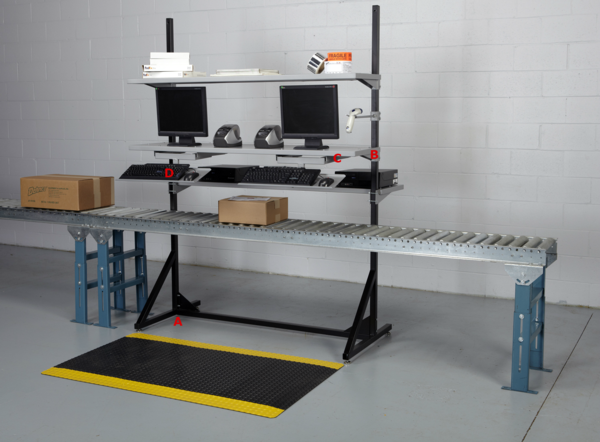 OC-1505 UPS Manifest Stand - Over Conveyor